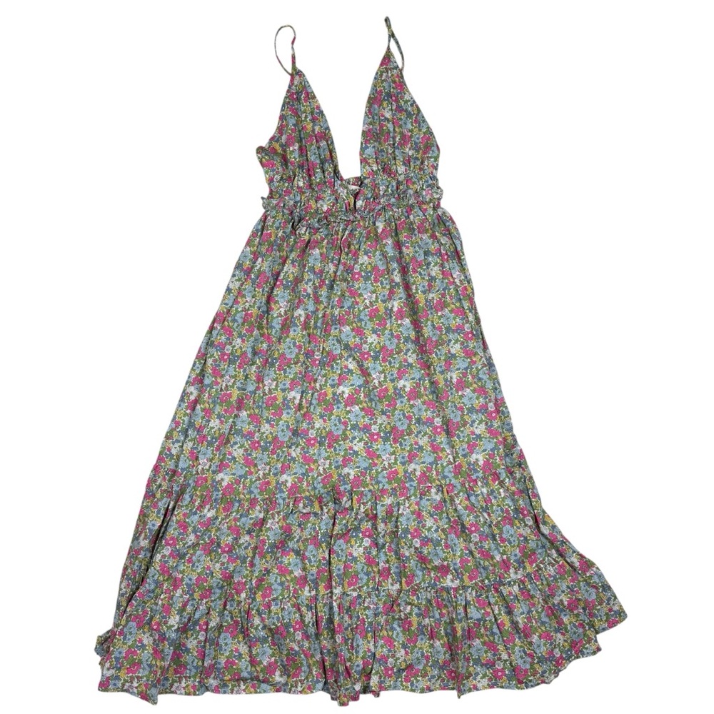 Vibrant Floral Maxi Dress